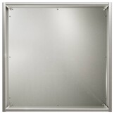vidaXL Plantenbak zilver 35 x 35 x 35 cm Roestvrij staal