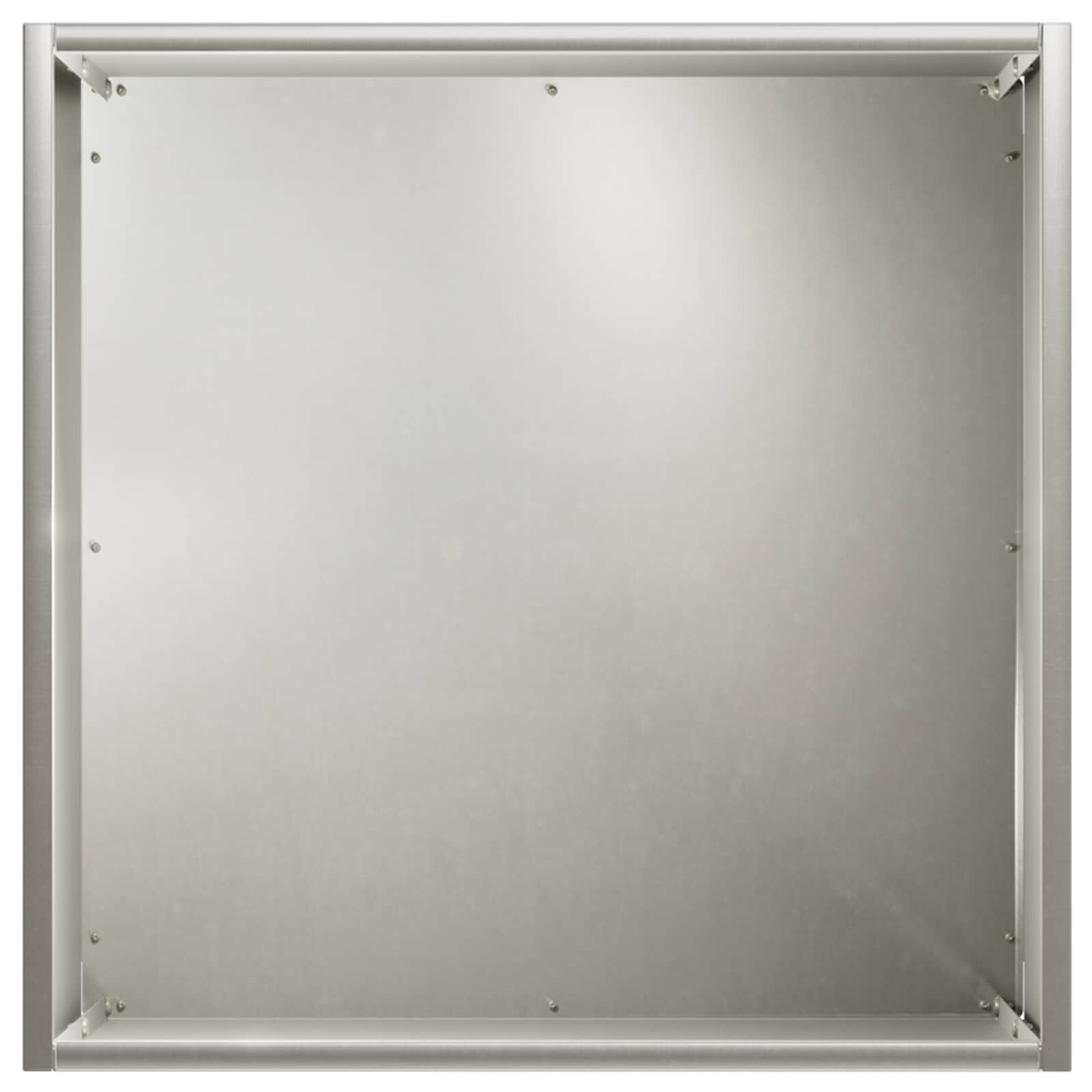 vidaXL Plantenbak zilver 35 x 35 x 35 cm Roestvrij staal