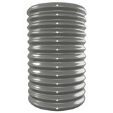 vidaXL Plantenbak 332x40x68 cm gepoedercoat staal grijs