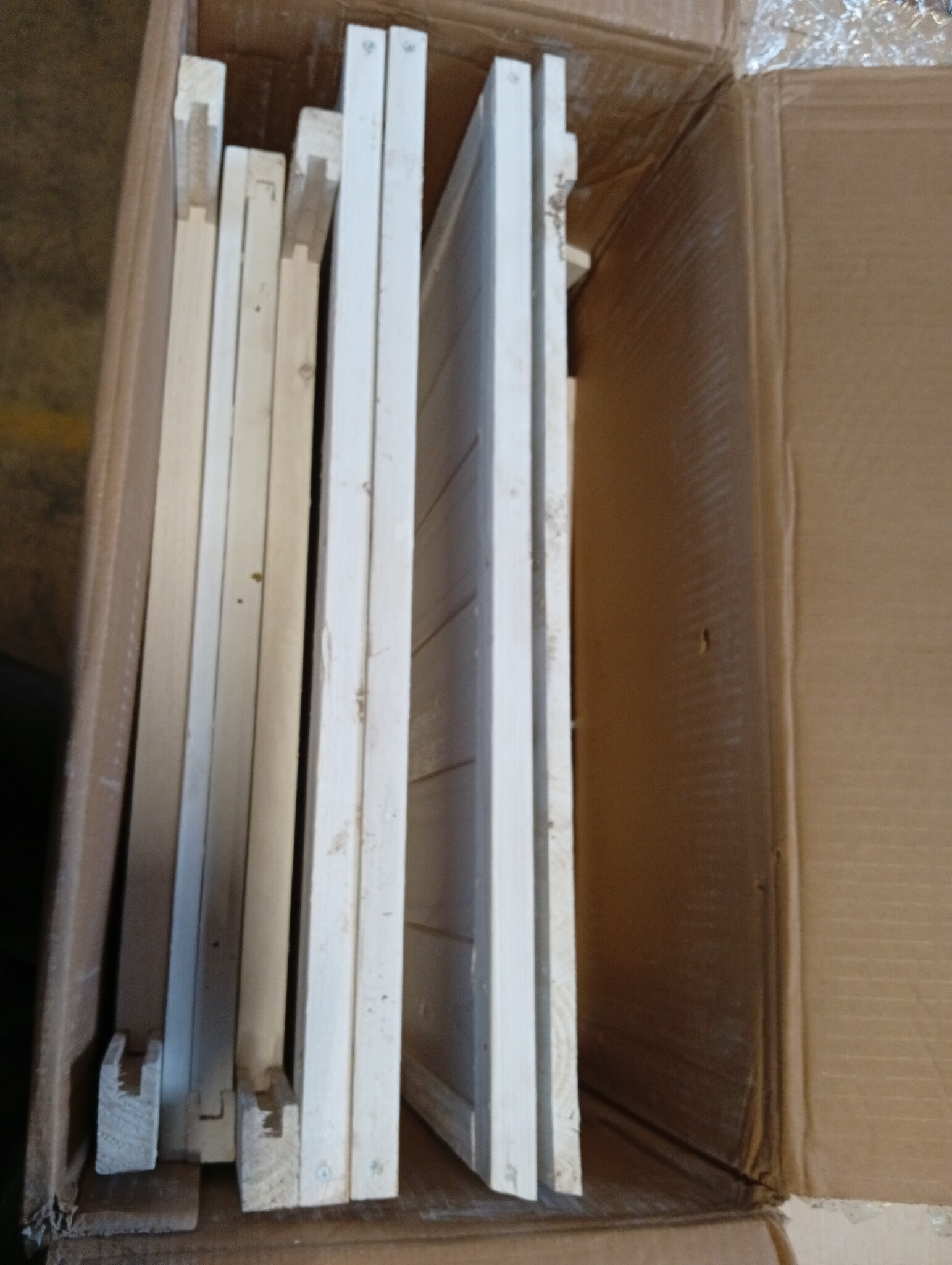 vidaXL Tuinschuur 102x52x174,5 cm massief vurenhout wit