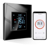 CNBINGO Slimme Wifi Thermostaat voor CV-ketel - Inbouw - Zwart