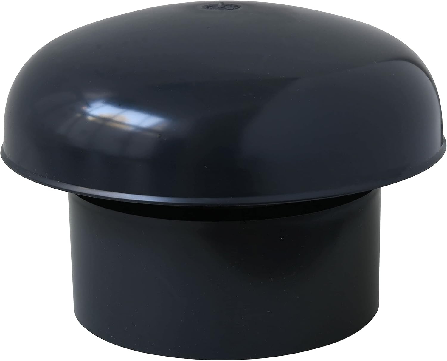 First Plast CDVM140A Ventilatiehoed kop Salator met net, leisteen, binnendiameter 140 mm