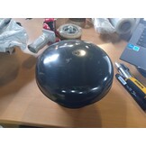First Plast CDVM140A Ventilatiehoed kop Salator met net, leisteen, binnendiameter 140 mm