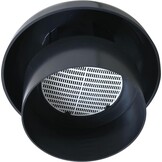 First Plast CDVM140A Ventilatiehoed kop Salator met net, leisteen, binnendiameter 140 mm