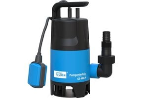 Güde 94630 - GS4002P - Dompelpomp voor afvalwater - Met vlotterschakelaar - 400 W - 7500 l/h Maximale opvoerhoogte 5 m [Energieklasse A], blauw/zwart