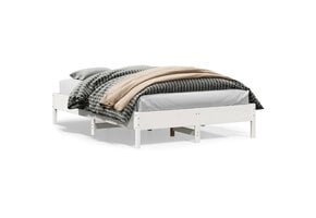 Wit Grenenhouten Bedframe 140x200 cm - 56% Korting