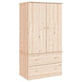vidaXL ALTA Kledingkast Massief Grenenhout 90x55x170cm - 35% Korting