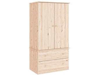 vidaXL ALTA Kledingkast Massief Grenenhout 90x55x170cm - 35% Korting