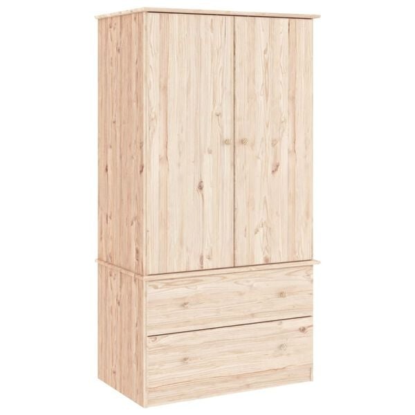 vidaXL ALTA Kledingkast Massief Grenenhout 90x55x170cm - 35% Korting