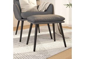 Voetenbank Lichtgrijs Stof 45x29,5x35 cm - 33% Korting