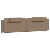 vidaXL Hoofdbordkussen "Viana" 200 cm kunstleer cappuccinokleurig