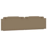 vidaXL Hoofdbordkussen "Viana" 200 cm kunstleer cappuccinokleurig
