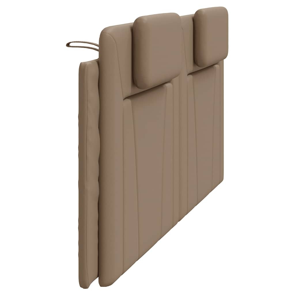 vidaXL Hoofdbordkussen "Viana" 200 cm kunstleer cappuccinokleurig