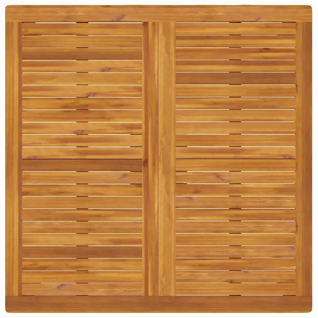 vidaXL Tuintafel 110x110x75 cm massief acaciahout