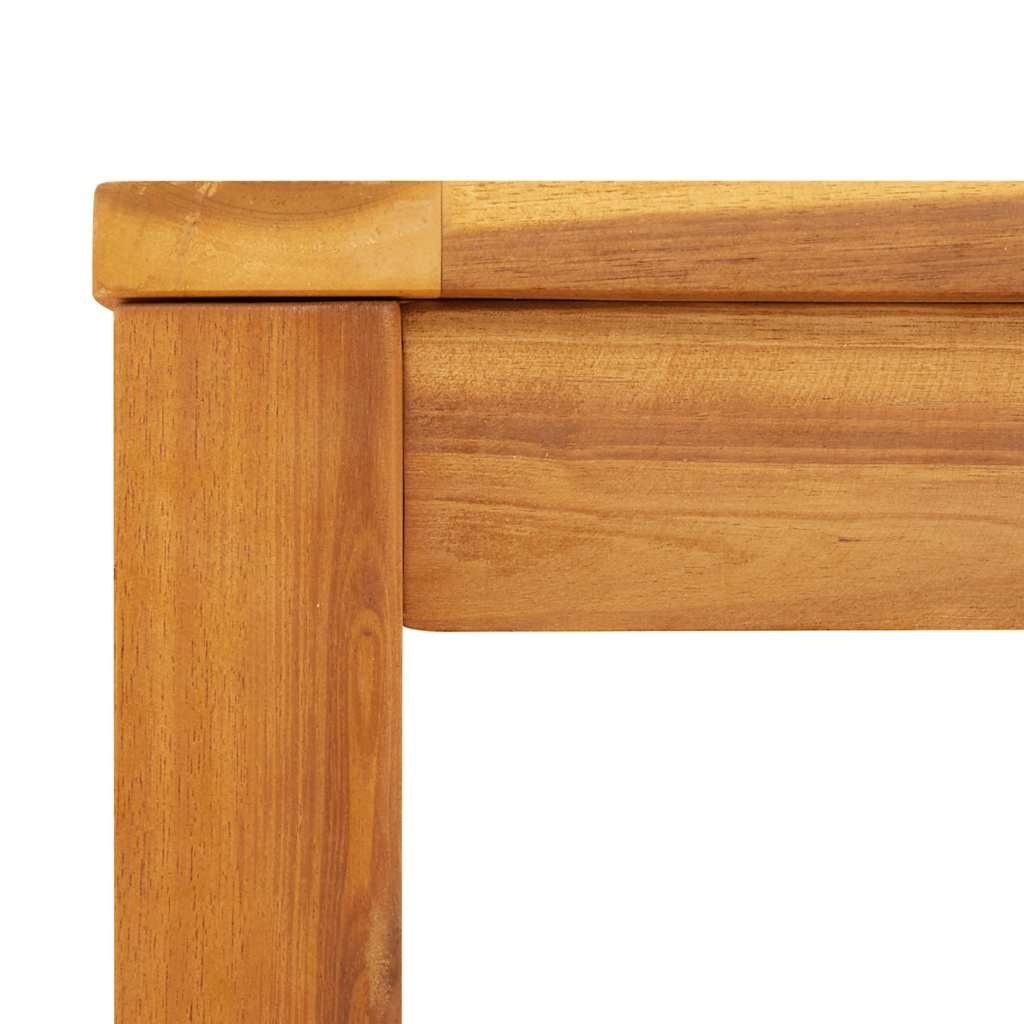 vidaXL Tuintafel 110x110x75 cm massief acaciahout
