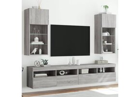 TV-meubels met LED-verlichting (2 stuks) - 63% korting