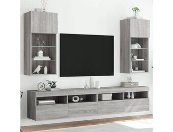 TV-meubels met LED-verlichting (2 stuks) - 63% korting