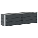vidaXL Plantenbak Antraciet 160 x 40 x 45 cm Staal