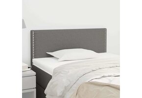 Hoofdbord Donkergrijs Stof 100x5x78/88 cm - 75% Korting