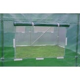 GROENE folietunnel met ramen - 10m2 = 400 * 250 * 200