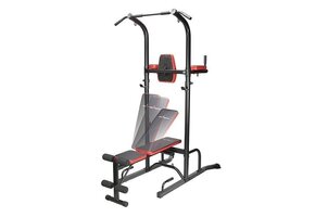 Multifunctionele Halterbank met Pull Up Bar - 33% Korting!