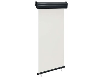 vidaXL Balkonscherm 105x250 cm crèmekleurig