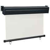 vidaXL Balkonscherm 105x250 cm crèmekleurig