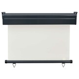 vidaXL Balkonscherm 105x250 cm crèmekleurig