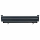 vidaXL Balkonscherm 105x250 cm crèmekleurig