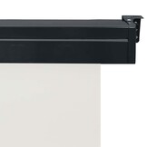 vidaXL Balkonscherm 105x250 cm crèmekleurig