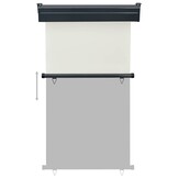 vidaXL Balkonscherm 105x250 cm crèmekleurig