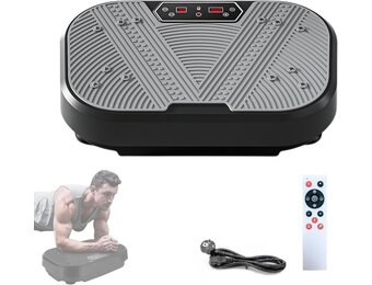 Trilplaat Fitness met 20 Trillingsniveaus en 8 Programma's - Kleur M1307