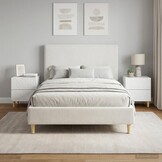 vidaXL Nachtkastje 2 st Wit 43 x 34,5 x 48 cm Bewerkt hout