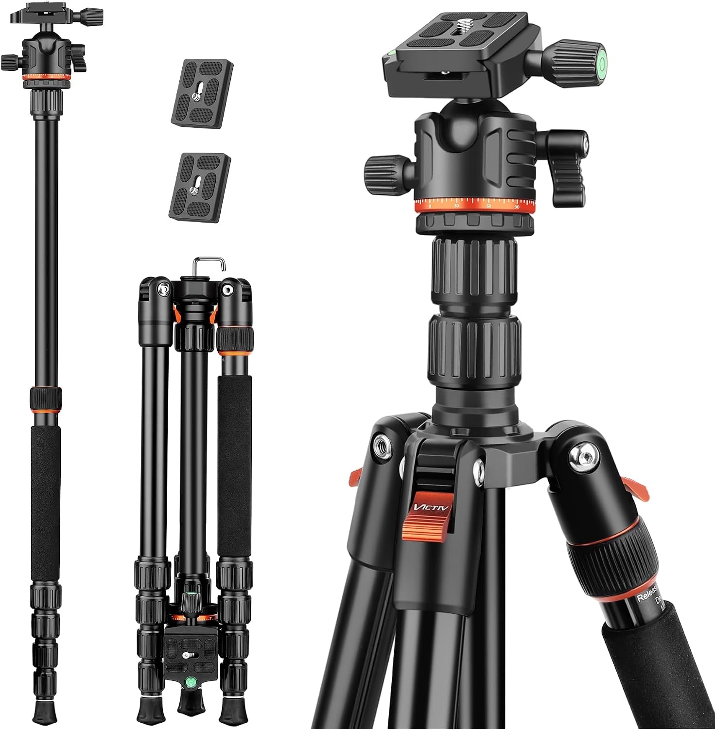 Verstelbaar Driepootstatief 194cm voor Camera & Smartphone (33% Korting)