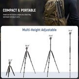 Verstelbaar Driepootstatief 194cm voor Camera & Smartphone (33% Korting)