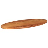 Ovaal Acaciahouten Tafelblad 90x40 cm - 33% Korting