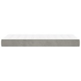 Pocketveringmatras 90x200 cm Lichtgrijs - 34% Korting!