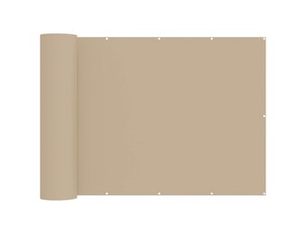 Beige Balkon Privacy Scherm 150x500 cm - 33% Korting