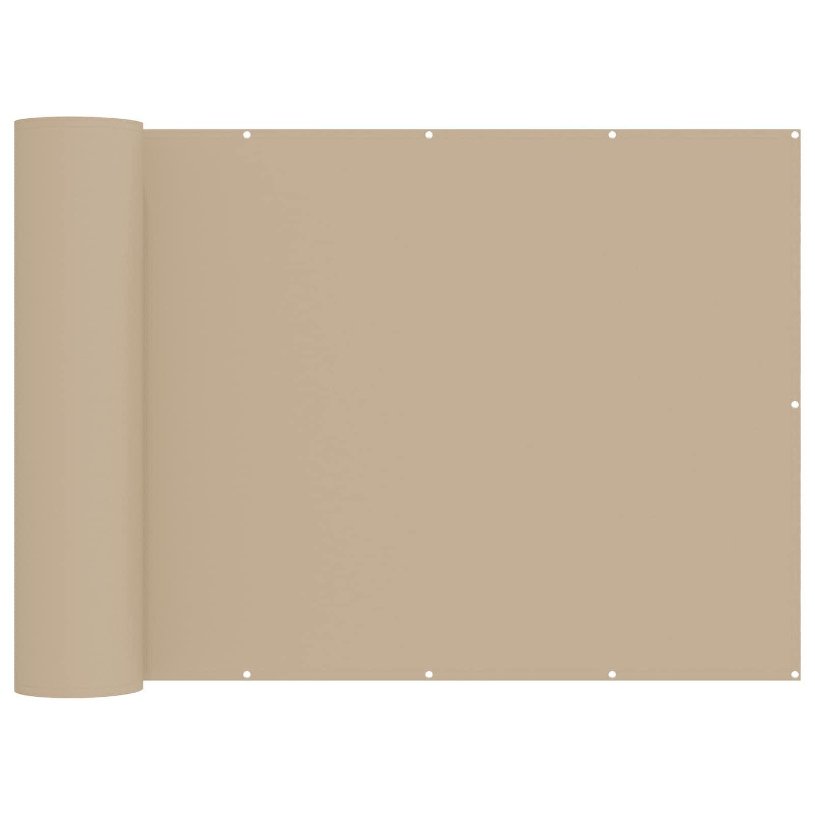 Beige Balkon Privacy Scherm 150x500 cm - 33% Korting