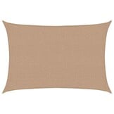 VidaXL Zonnezeil Taupe 2.5x4m - 33% Korting