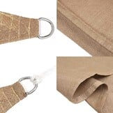 VidaXL Zonnezeil Taupe 2.5x4m - 33% Korting
