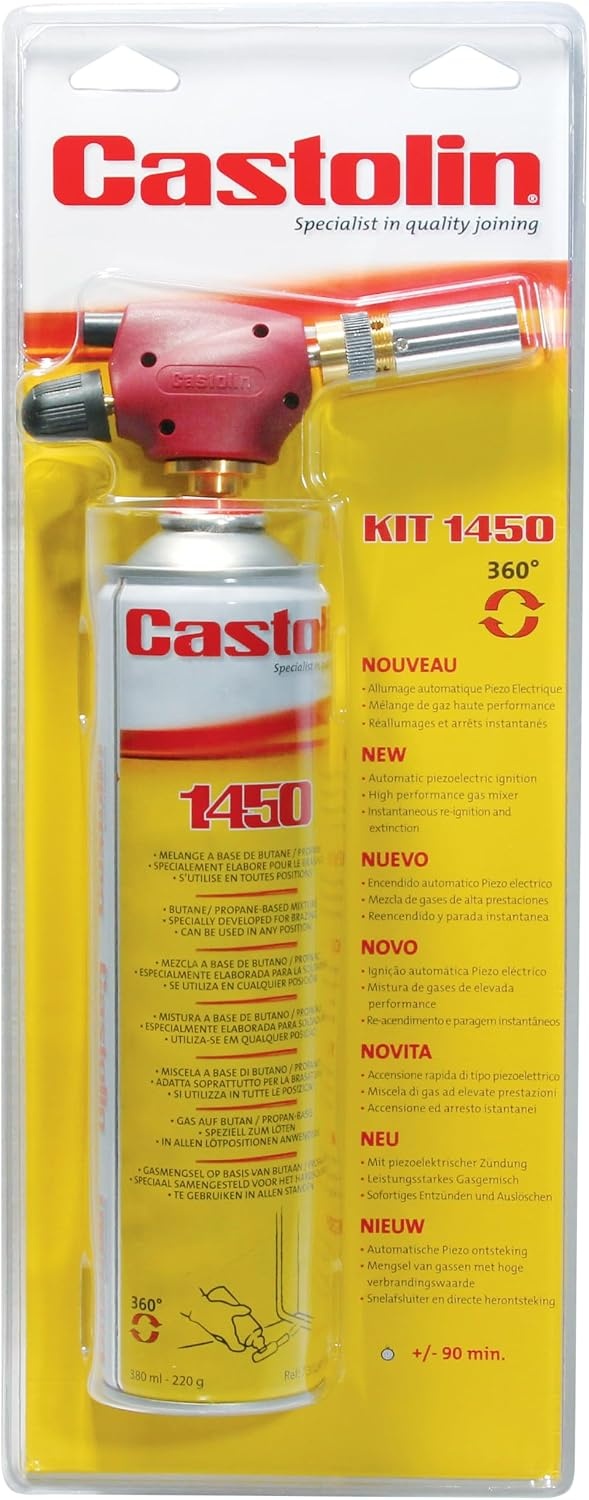 Complete Soldeerbrander Aluminium 680g - Geel/Rood/Zilver met 28% Korting