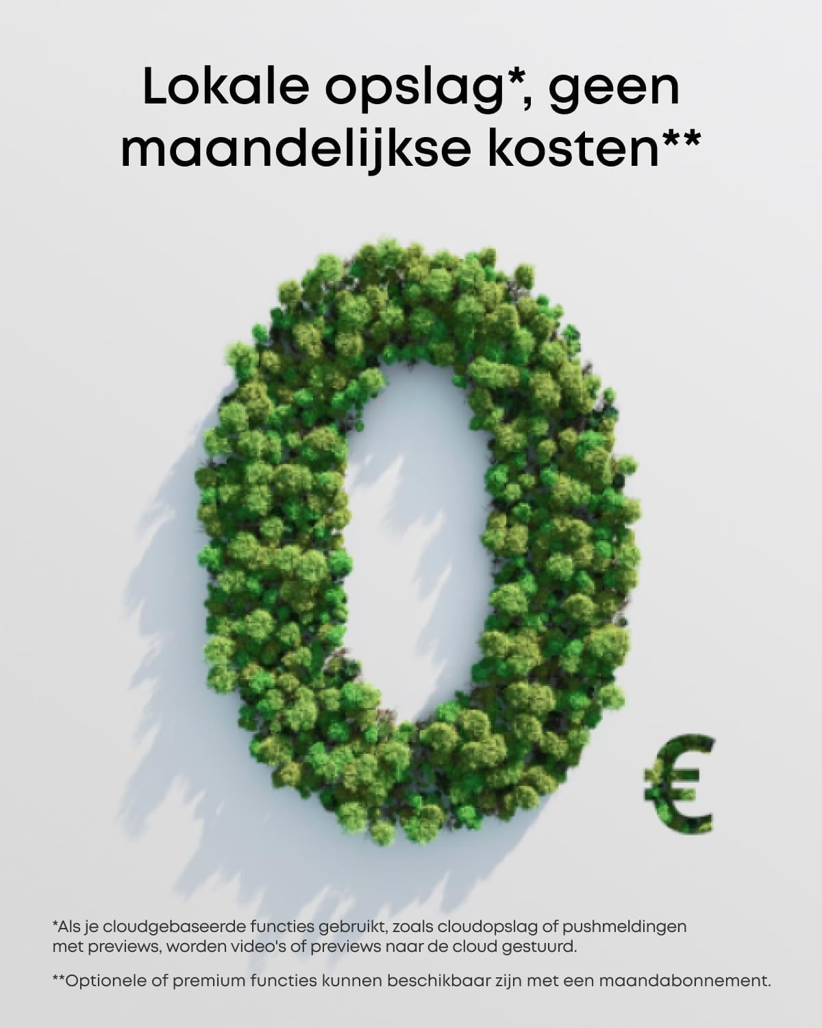 Draadloze Beveiligingscamera Buiten 2K Zonne-energie met Nachtzicht - 29% Korting