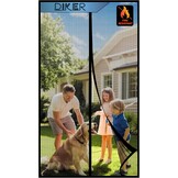 Magnetische Vliegengaas Hordeur - Zwart 110x210 cm - 32% Korting