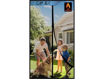 Magnetische Vliegengaas Hordeur - Zwart 110x210 cm - 32% Korting
