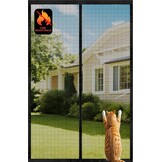 Magnetische Vliegengaas Hordeur - Zwart 110x210 cm - 32% Korting