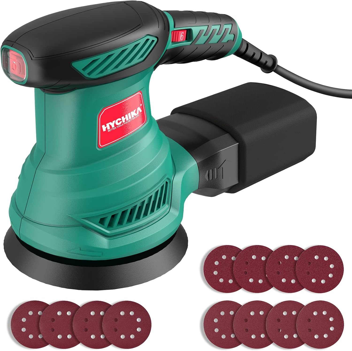 Krachtige Excentrische Schuurmachine 300W - 33% Korting!
