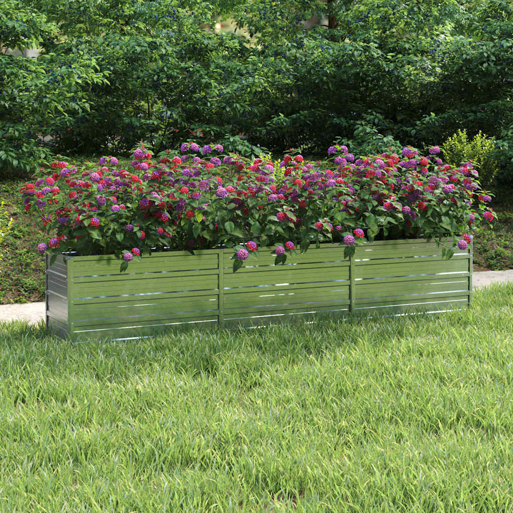 Verhoogde Plantenbak 240x40x45 cm Gegalvaniseerd Staal - 33% Korting!