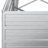 Verhoogde Plantenbak 240x40x45 cm Gegalvaniseerd Staal - 33% Korting!
