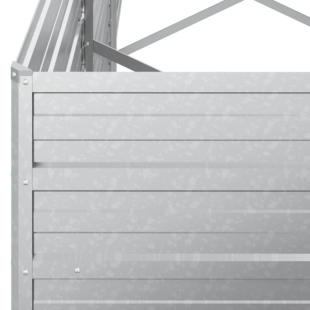 Verhoogde Plantenbak 240x40x45 cm Gegalvaniseerd Staal - 33% Korting!